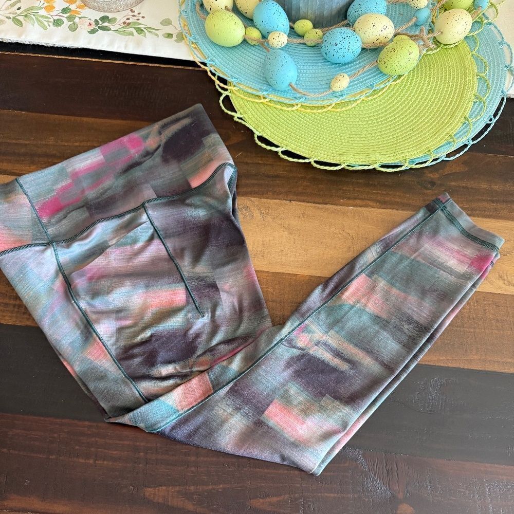 ATHLETA ROUCHED SIDE LEGGINGS NWOT